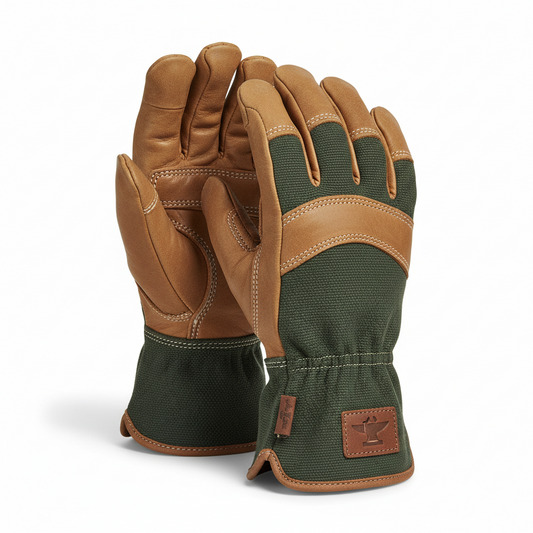 Leather Reinforced Work Gloves